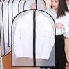 5PCs Dustproof Clothing Covers PEVA Transparent Coat Protector Wardrobe Anti-low Temperature Foldable Suit Hanging Garment Bag