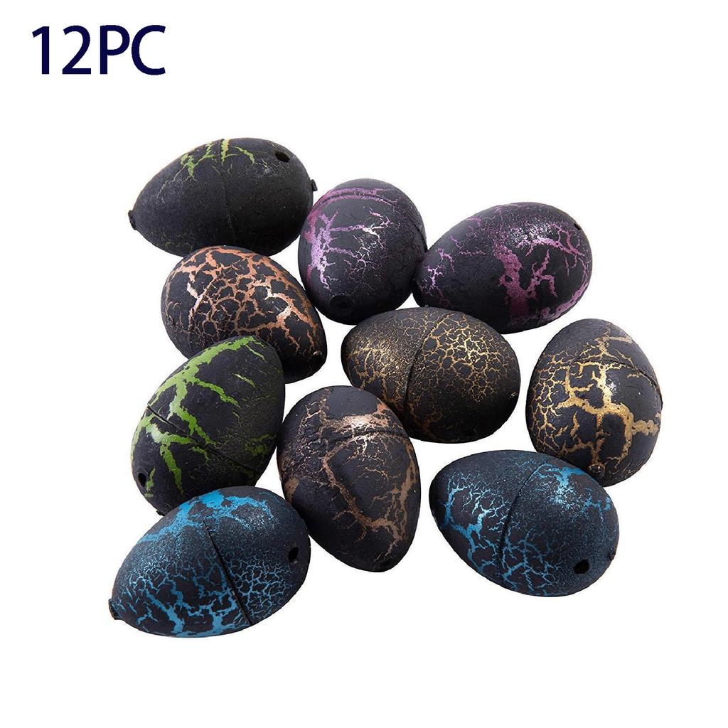 12pcs Funny Growing Dinosaur Eggs Hatching Dinosaur Add Water Growing