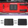 Spare Tire Carrier Filler Plate Tailgate Plug Vent Plate Cover with Tailgate Durable Rubber Plugs Set For Jeep Wrangler JK & JKU 2007-2017