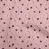 Cotton Flex Light Pink Fabric Bird Ladybird Dress Material Fabric Print Fabric By The Yard 40 Inch