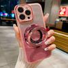 For iPhone 15 14 13 12 11 Pro Max Bling Ring Holder Anti-Shock Case Glitter Rugger Armor TPU Case For iPhone 15 14 Plus