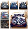 3D Ship Anchor Bedding Set Luxury Duvet Cover 2/3 Pieces AU180 * 210 Full-size Soft Zippered Quick Drying Home Decoration