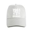 New Cap Hat  Funny Made In 1961 60th Birthday Gift Print Joke 60 Years Awesome Husband Casual Baseball Cap Cotton Unisex