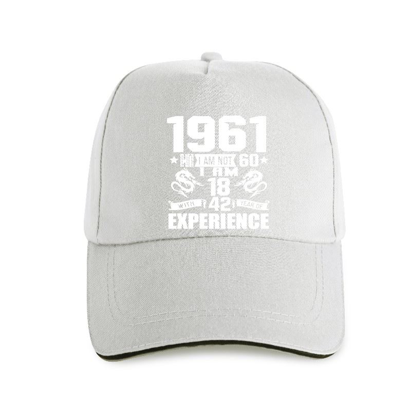 New Cap Hat  Funny Made In 1961 60th Birthday Gift Print Joke 60 Years Awesome Husband Casual Baseball Cap Cotton Unisex