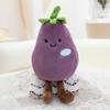 Pumpkin Mushroom Carrot Eggplant Corn Lotus Root Vegetable Plush Pendant Toy