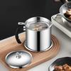 Нержавеющая сталь Маслофильтр Кастрюля Контейнер Кувшин Хранение Может фильтровать Кулинария Кухонные Принадлежности