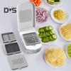 Vegetable Chopper Stainless Steel Durable Easy To Clean Effortlessly Cut BPA-free Multi-functional Veggie Slicer