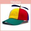 Block Color Propeller Baseball Cap Sun Protection Breathable Duckbill Gift Hat