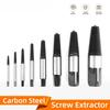 5/6Pcs Screw Extractor Metal Drill Bit Set Damaged Screws Remover Extractor Woodworking Tools Broken Bolt Water Pipe Extractor