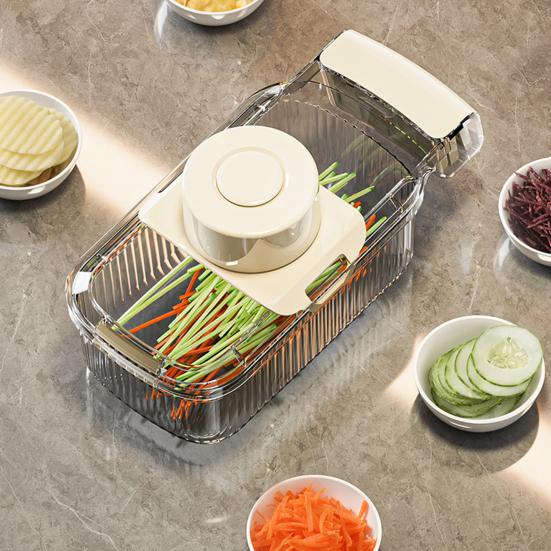 Fruit And Vegetable Chopper Stainless Steel Food Cutter Slicer Multifunctional Veggie Chopper