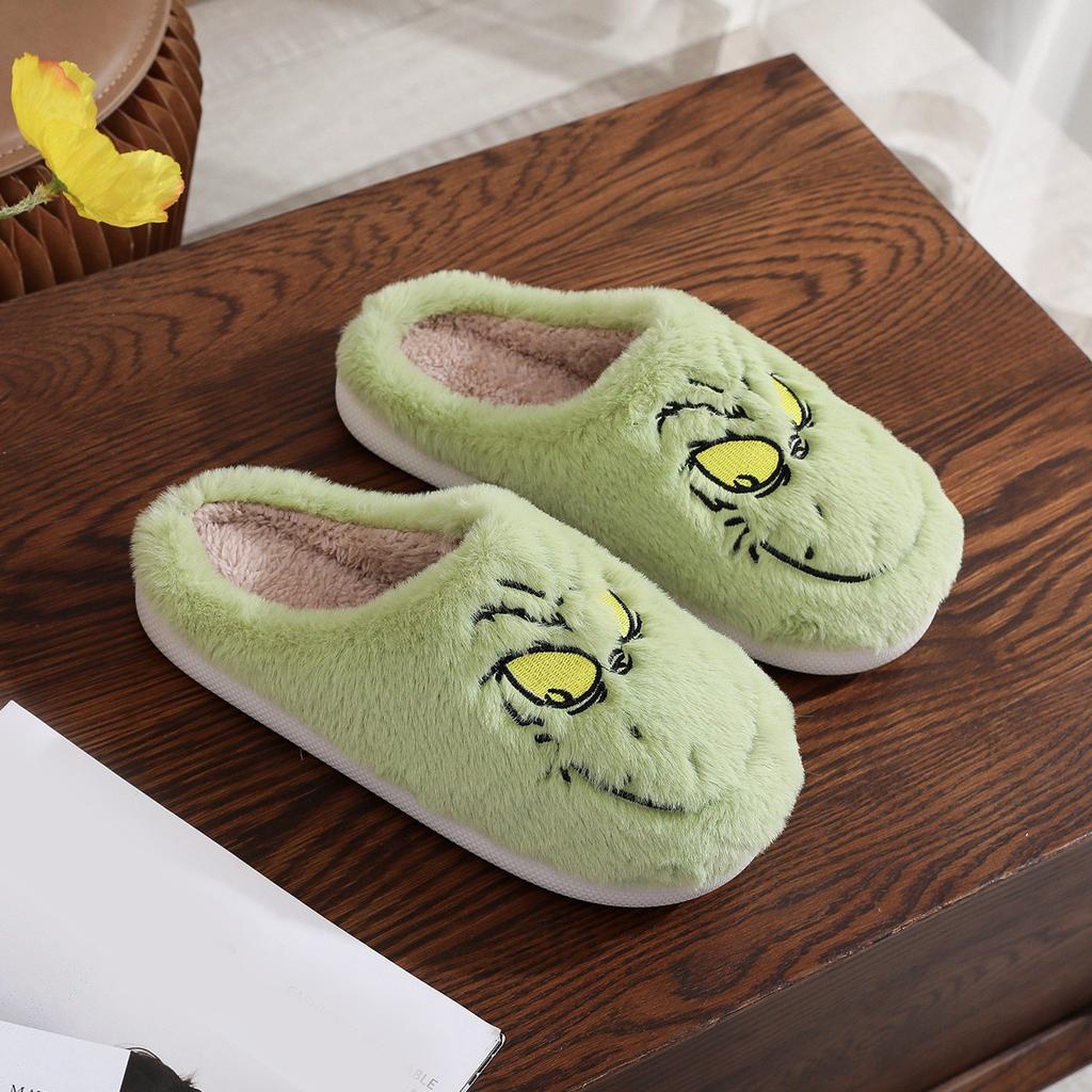 Women's Cotton Slippers Warm Home Cute Soft Plush House Slippers