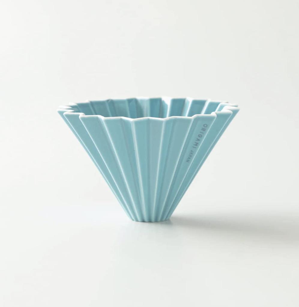 ORIGAMI Origami Dripper M Size Turquoise For 2 To 4 People Comes with Box Engraved Holder Sold Separately (Turquoise) 39.7