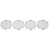 Car Decoration Center Cap Dia 6 Clips 4pcs ABS Plastic