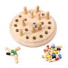 Kids Wooden 3D Puzzle Memory Match Stick Chess Game Children Early Educational Toys