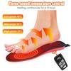 Heated Insoles with Remote Control 3 Adjustable Temperatures Fast Heating Safe To Use Rechargeable Outdoor Sports Heated Insoles