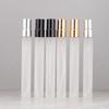 10PCS 10ml Frosted Perfume Bottle Empty Spray Bottle Glass Vial Clear Perfume Atomizer Travel Refillable Cosmetic Container