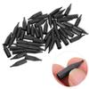 50pcs Needle Tips Eyebrow Eyeliner Lips Tattoo Needle Nozzle Caps for 1P / 3R Black