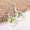 Peridot Earrings Gemstone Jewelry, 925 Solid Sterling Silver Earrings, Handmade Jewelry Birthstone Earrings, Gift For Her