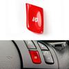 For-3 Series E46 M3 98-04 ABS Red-Replacement Steering Wheel VO Button Cover