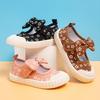 New Style Baby Breathable Children's Bow Korean Style Comfortable Soft Bottom Canvas Shoes