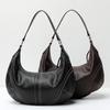 First Layer Cowhide Women'S Tote Armpit Bag Genuine Leather Soft Leather Shoulder Bag
