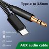 Aux Audio Cable Type-C Usb-C To 3.5Mm Jack For Mobile Phone Accessories
