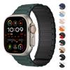 Magnetic Strap For Apple Watch Ultra 2 49mm 44mm 45mm 38mm 42mm 41mm Belt Silicone Bracelet iWatch Series 8 7 6 5 9 Se 40mm Band