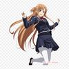 Asuna School Uniform Asuna Kirito Iron On Patches For Clothing Applique Stickers On Clothes Heat-Sensitive Custom Patch