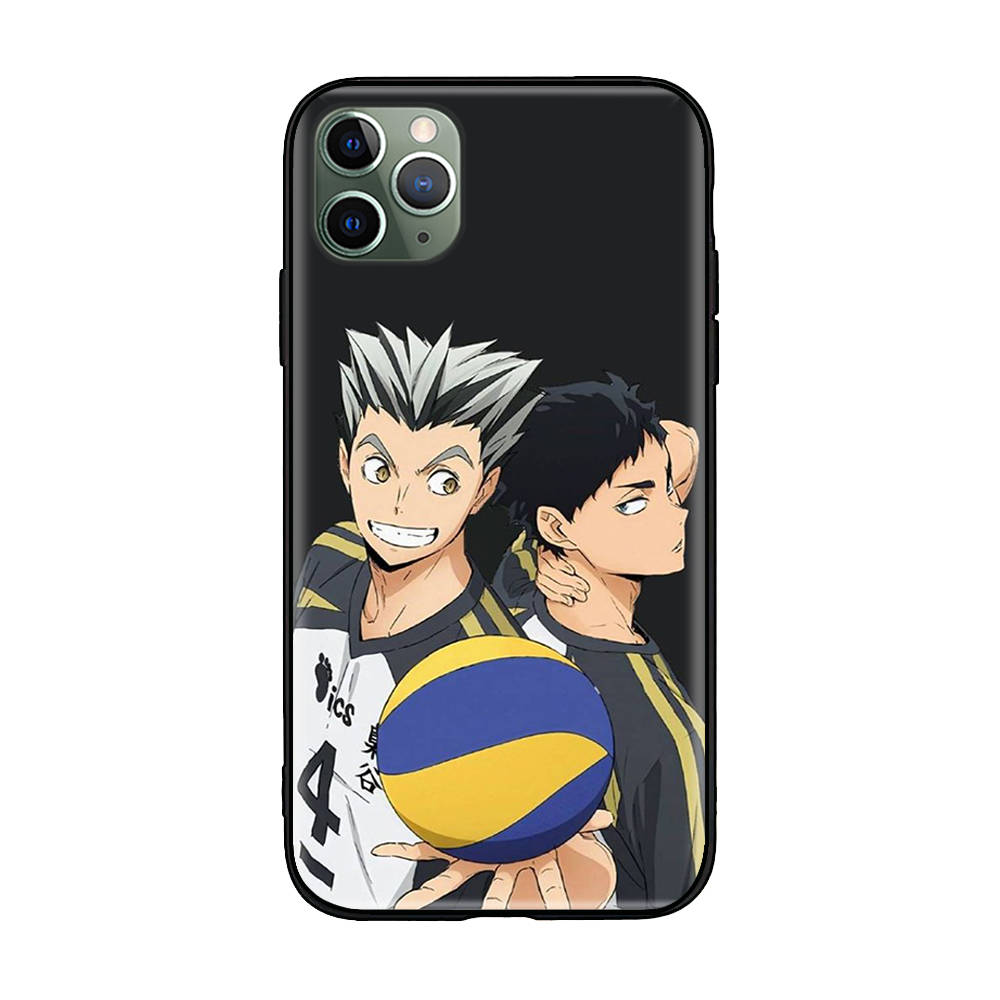 W-2 Haikyuu Anime Soft Case for Xiaomi Redmi 10A 10C 12C 13C 9A 9C 9T A3 A3X Note 8 9 10 11 12 13 Poco F5 F6 M6 X3 X6 C50 C51 C55 C65 Pro Plus 4G 5G