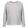 Womens/Ladies Heather Oversized Sweatshirt