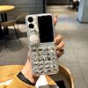 Bling Jewelled Diamond Pendant Case For OPPO Find N2 Flip/Samsung Z Flip 5 3 Z Fold 4 S23 S22 S21 Ultra S10 A54 A13 A23 A33 A53 A52/Redmi 10 9 9A 9T