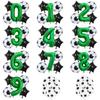 5pcs, Football Balloons, Birthday Party Decorations, Sports Balloons, Number Balloons, Football Party Supplies