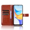 For Honor Play 50 Plus 5G/Play 8T 5G/X7b 4G/X7b 5G/90 Smart Case Crazy Horse Texture Leather Wallet Stand Phone Cover