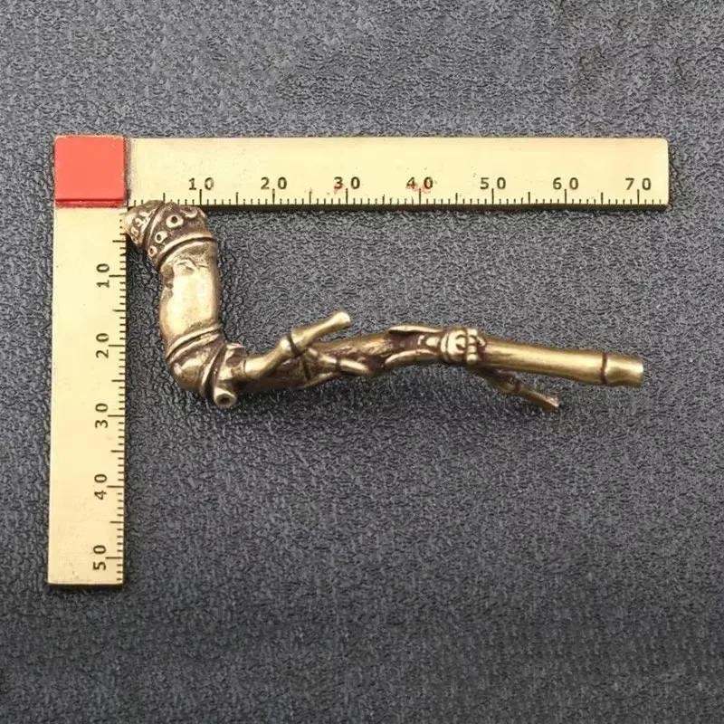 1 Pcs Pure Copper Bamboo Fly Peace Incense Burners Decorations Vintage Brass Sandalwood Incenser Tea Table Ornaments Home Decor