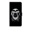 Fangs Skull Head Pattern PU Leather Wallet Flip Photo Frame Book Case for iPhone Samsung Huawei Honor Xiaomi Redmi Oppo Sony Motorola Nokia Google
