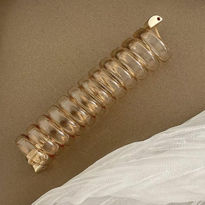 Japanese Style Elastic Hair Tie - Versatile Telephone Cord Ring for Braiding & Ponytails - Women's Hair Accessories