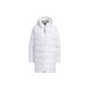 Casual Sport 600 Fill Hooded Down Jacket With Side Slits Women Outerwear White IL8936