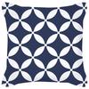 Pillowcase Navy Blue Geometric Pattern  Decorative  Home