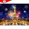 5D DIY Diamond Painting Eiffel Tower Diamond Embroidery Mosaic Cross Stitch Rhinestones