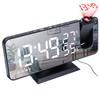 Projection Digital Radio Alarm Clock For Bedrooms LED Display USB Charger Port