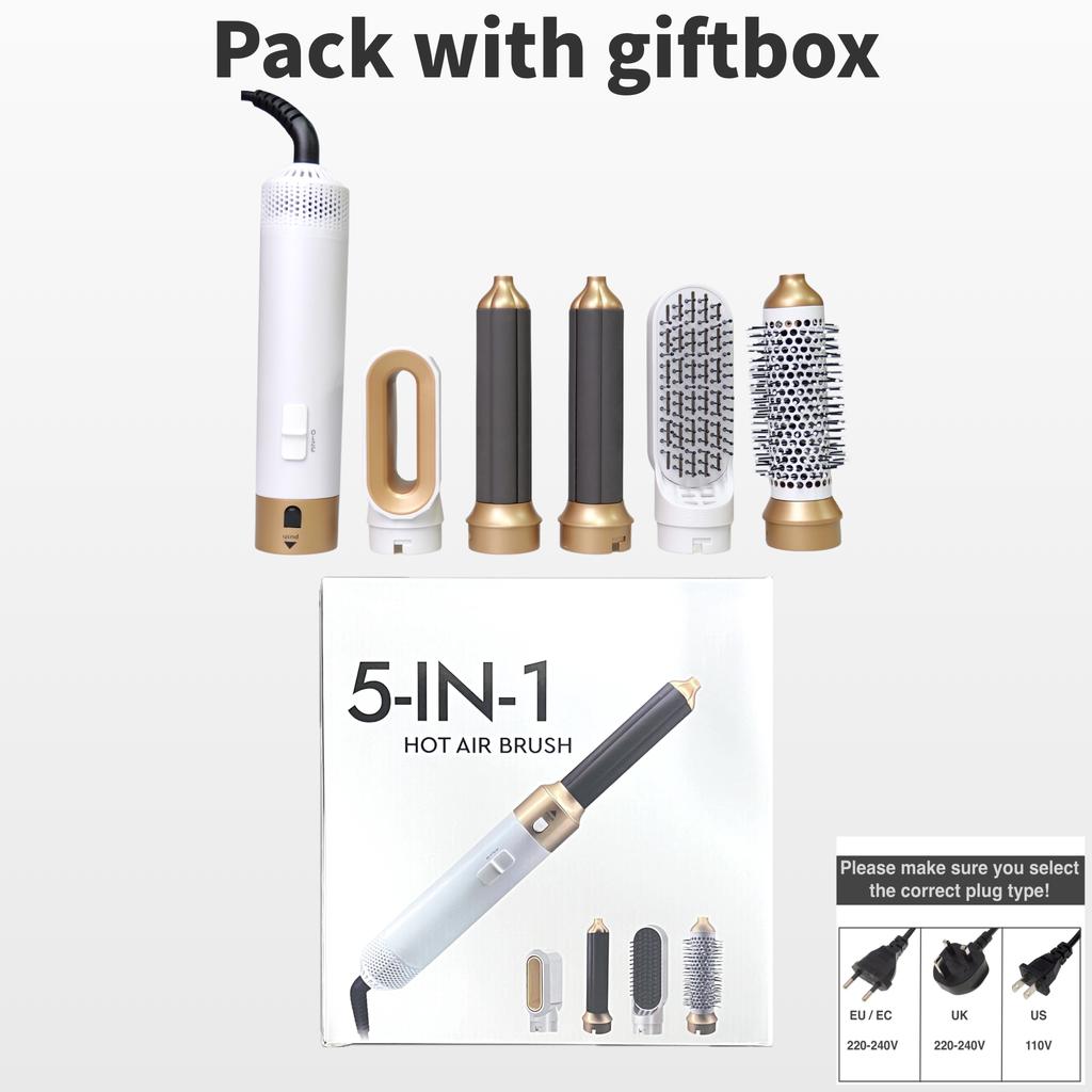 5 In1 Hair Dryer For Hair With Curling Iron Hair Straightener With Hair Brush Hairdryer For Hair Dryer Hair Multi Styler