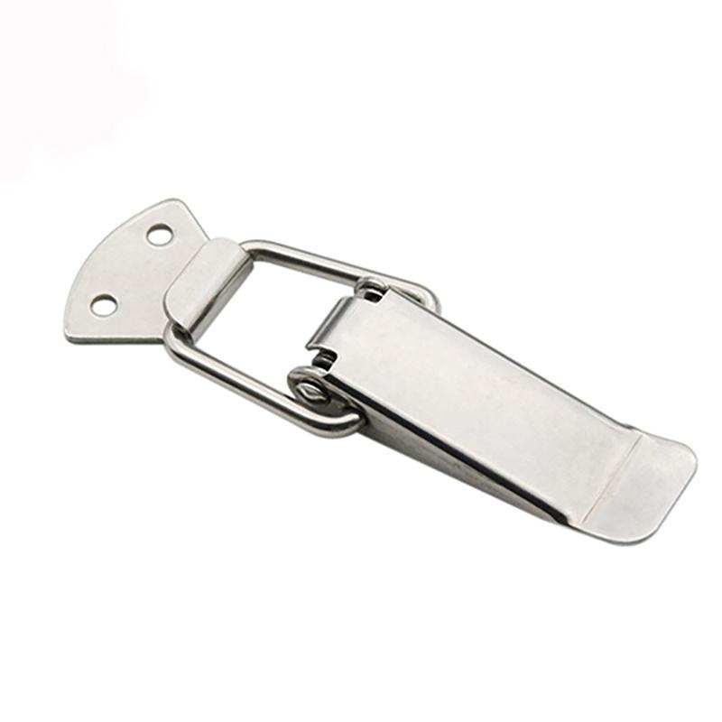 Loaded Draw Toggle Clamp Hasps Latch Catch Duck-Mouth Buckle Hook Wooden Box Hasps Clamp Metal Spring Catch Clasp