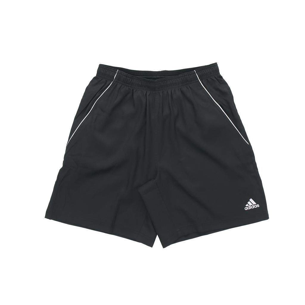 Adidas Elastic Waist Loose Weave Casual Shorts Men Bottoms Black O04785