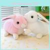 Charming Bunny White Plush Toy Perfect Stuffed Rabbit Doll Gift For Children