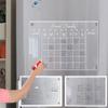 Clear Acrylic Fridge Magnet Sticker Calendar Weekly Planner Message Boards Reusable Magnetic Dry Erase Board for Home Office