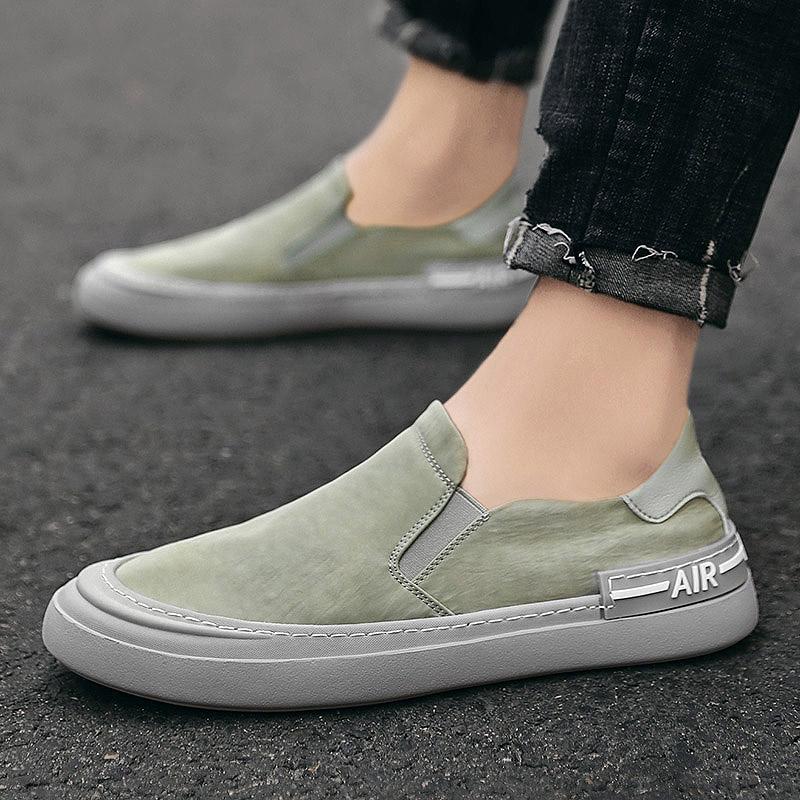 2024 Summer Men Sneakers Light Ice Silk Cloth Casual Shoes Men Breathable Walking Flat Shoes Man Loafers Zapatillas Hombre