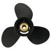 Boat Propeller 11 3/8x12 Fit for Mercury Outboard 25HP-60HP 3 Blades Aluminum 13 Tooth OEM NO: 48-855856A5 11.375x12