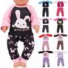 Toy Playing House Changing Dressing Game Shirt Pants Dolls Pajamas Mini Home Wear Doll Clothes