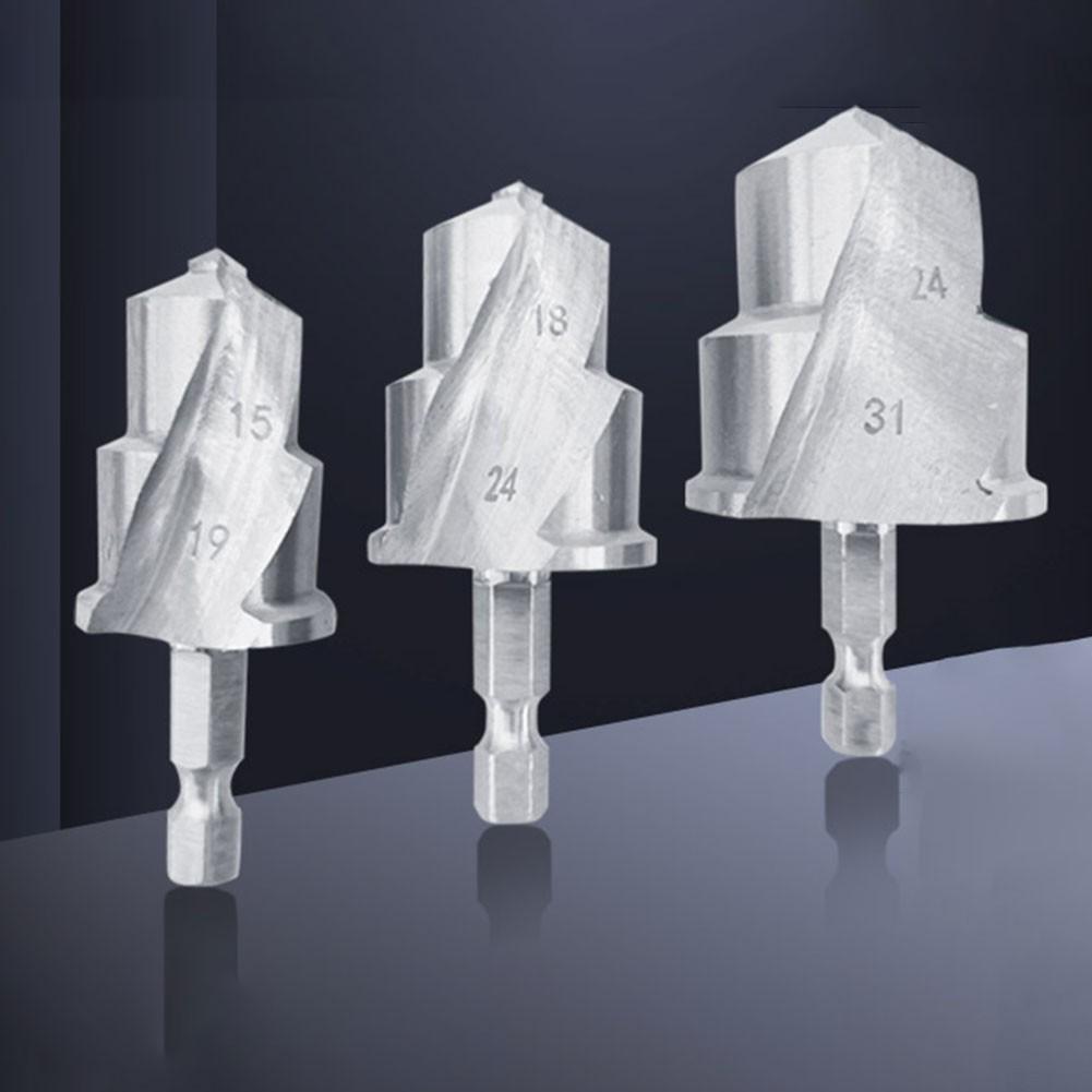 Hex Water Pipe Tool Spiral PPR Drill Bit Stepped Drill Bit