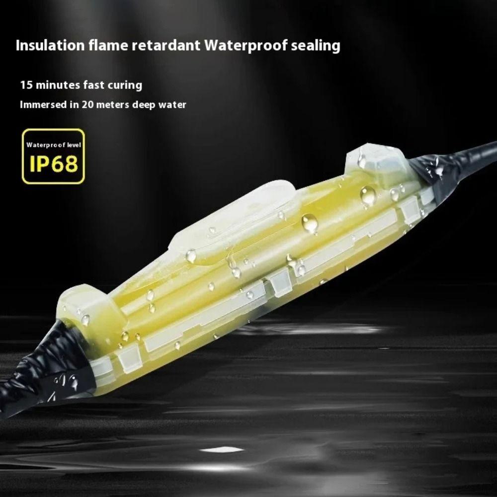 PP Waterproof Junction Box Seal Outdoor Junction Box Glue Filled Junction Box  Underwater Use